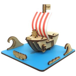 3D拼圖,DIY,帆船,順風,一路順風,組裝,手機架,名片架