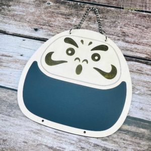 露營,門牌,露營門牌,黑板,留言板,記事,佈置,彩繪,達摩,福神
