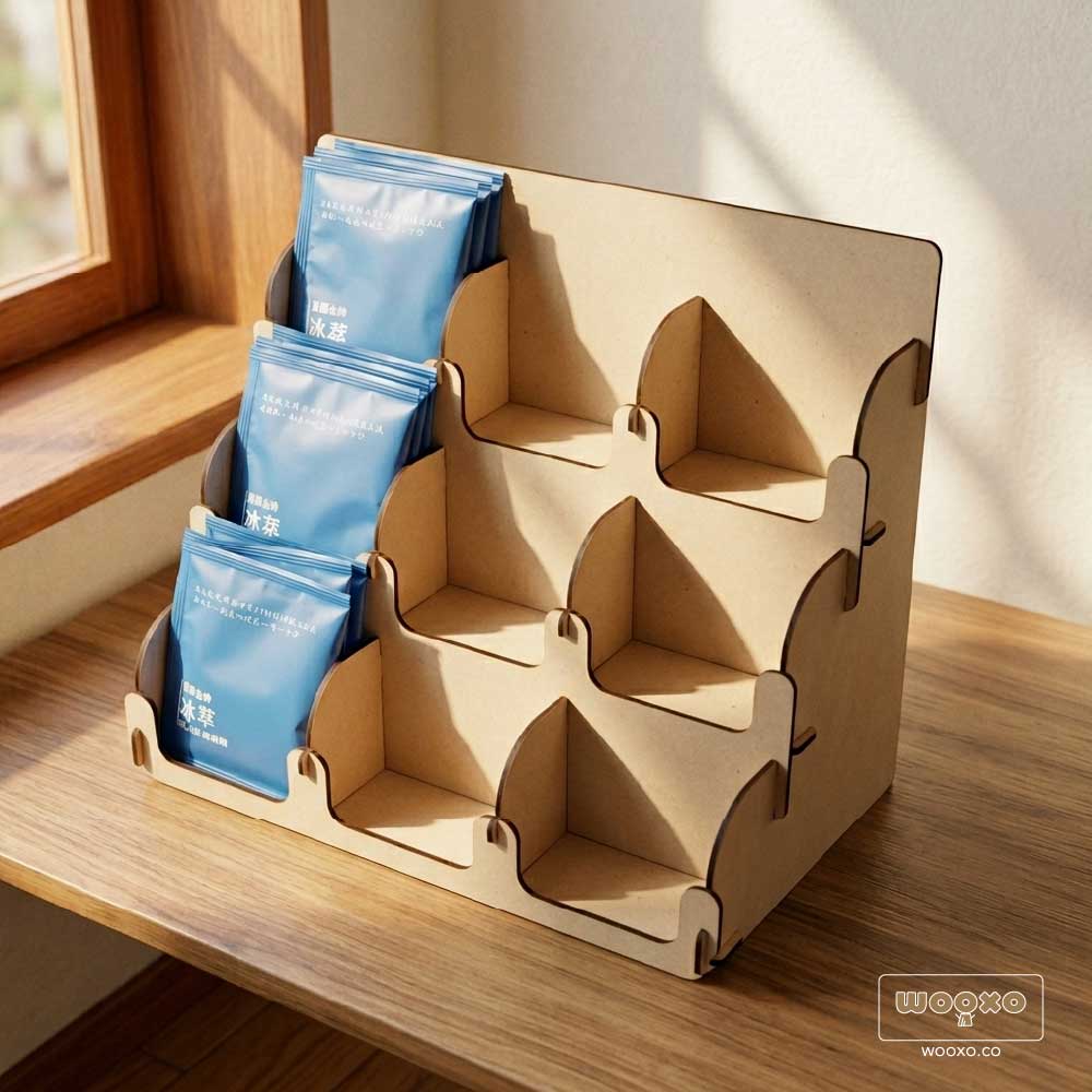 WOOXO 咖啡濾掛包掛耳包展示架陳列架3x3 客製DIY 快速拆裝- WOOXO