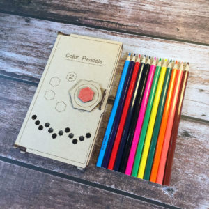 色鉛筆,鉛筆,筆盒,鉛筆盒,木盒,兒童,彩繪,繪畫,禮物,環保,12色,油性